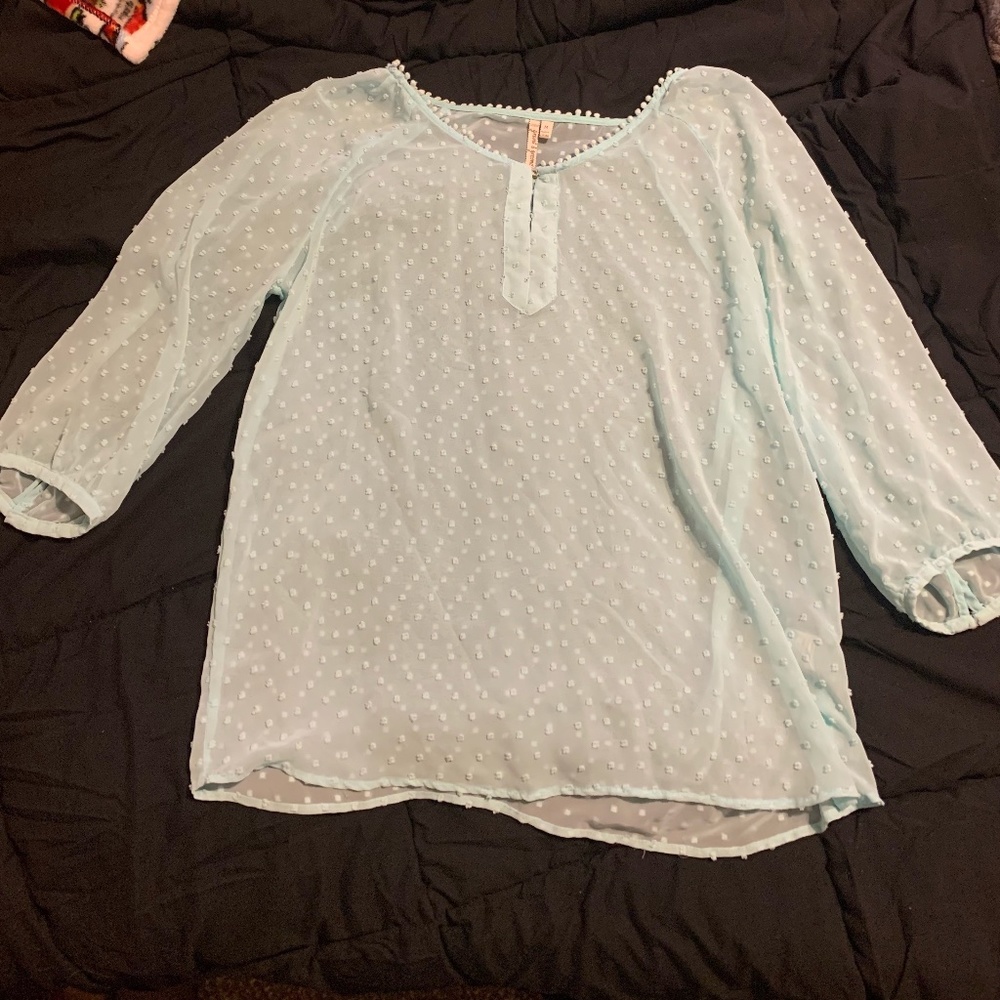 Light Blue Blouse